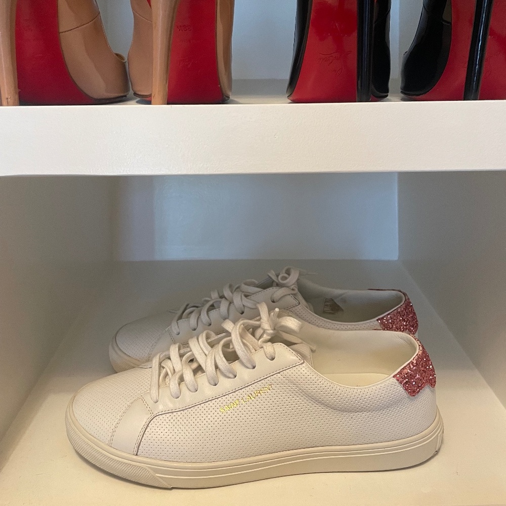 Saint Laurent sparkle sneakers size 9/9.5 (IT 39.5)